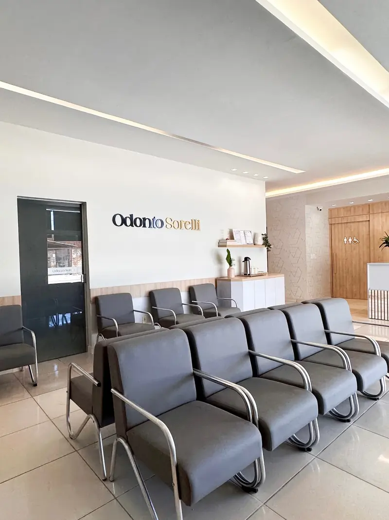 Sala de espera da Odonto Sorelli
